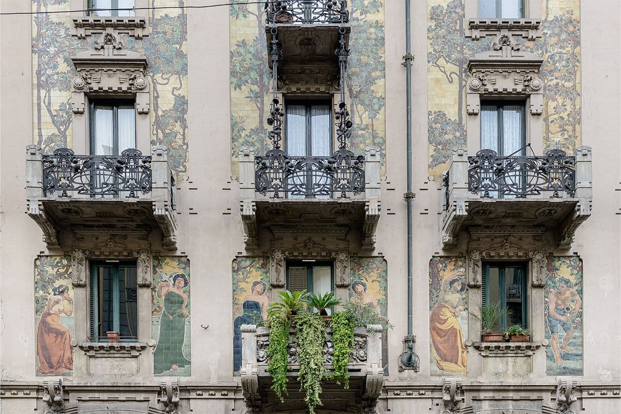 Casa Galimberti, Milanese Art Nouveau
